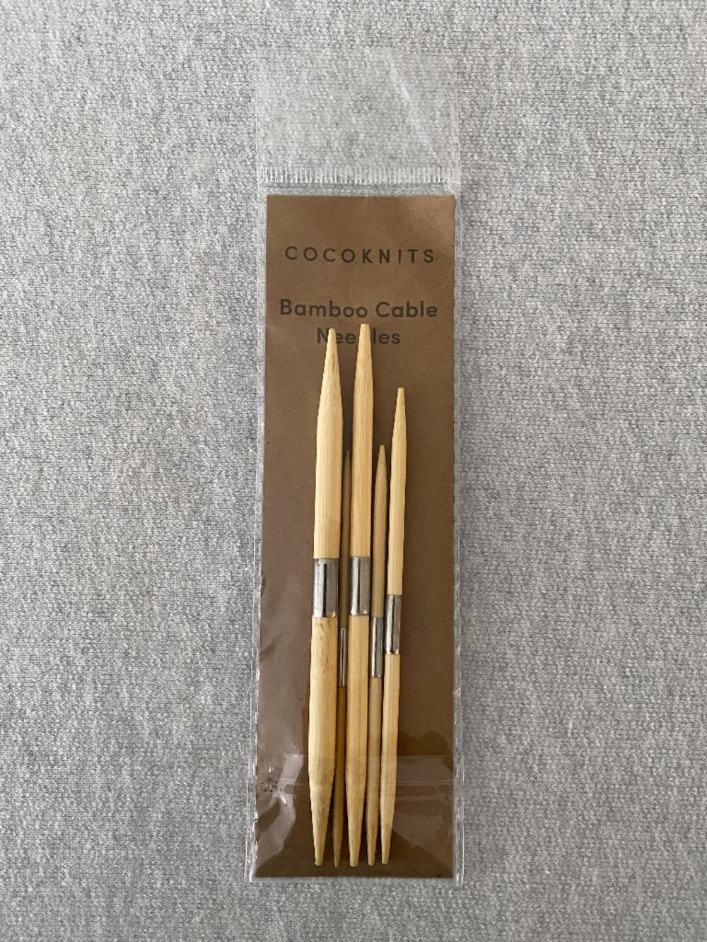 NWT Cocoknits Bamboo Cable Needles Set of 5